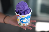 Purple ice cream