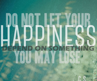 Something you may lose 