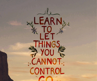 Let things go