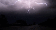 Flash of lightning