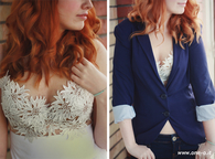 Wedding inspired top