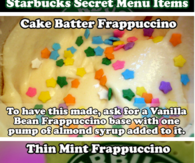 Starbucks Secret Menu Items