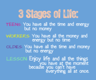 3 stages of life