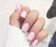 Pink nails
