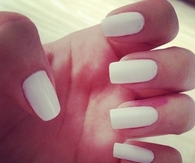 White square nails