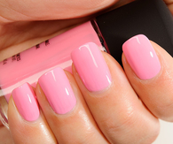 Glossy Pink nails