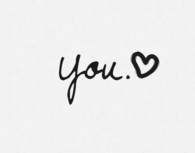 You