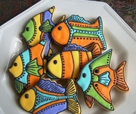 Sea fish cookies
