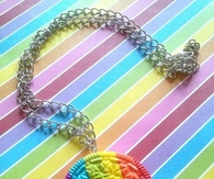 Colorful oreo necklace