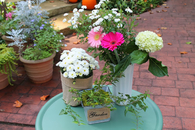 Vintage inspired garden baby shower