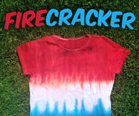 Firecracker Tie Dye Patriotic T-Shirt
