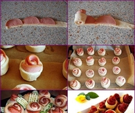 DIY Pastry Sausage Rose