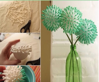 DIY Q Tip Decor