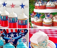 July 4th Cupcake Idea