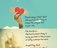 Losing yourself in love
