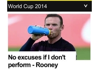 Rooney score's, for Team England, but Uruguay wins