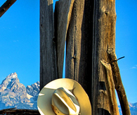 His cowboy hat