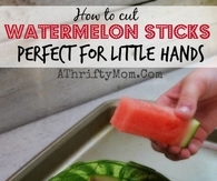 How to cut watermelon for kids