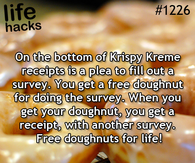 Free Doughnut Life Hack