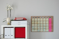 DIY Dry Erase Board Monthly Planner