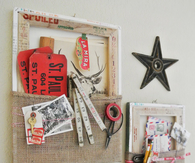 Reverse Canvas Wall Pockets