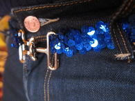 DIY Sequin Belt