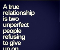 A True Relationship