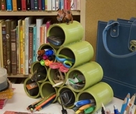 Tin Can Craft Organization