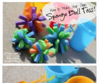 How to Make Your Own Sponge Ball Toss
