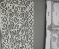 Rubber door mat wall art