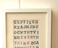 DIY Typographic Art