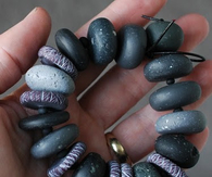 DIY Fiber Bead Bracelets