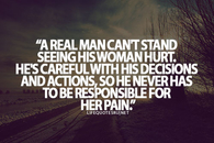 A real man