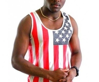 Mens American Flag Tank Top
