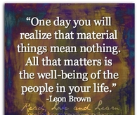 One day you will realize