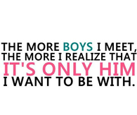 its only him
