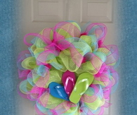 Summer Flip Flop Wreath