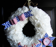 DIY Patriotic Wreath