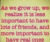 As we grow up