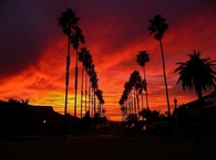 Dark Dramatic Sunset