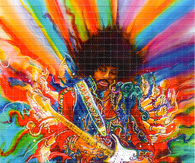 Jimi Hendrix Blotter Art