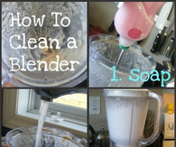 How to clean a blender