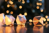 DIY Paper Cube String Light