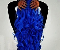 Dark BLue Hair