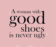 A Woman With Good Shoes