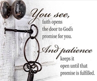 Faith Opens the Door