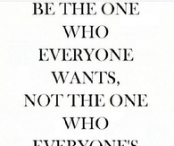 BE the One