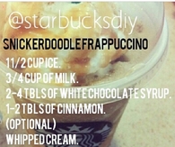 DIY Snickerdoodle Frappuccino