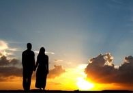 Couple in the sunset