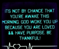 Be Thankful